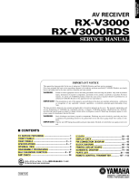 Yamaha RXV-3000-RDS - Service Manual 